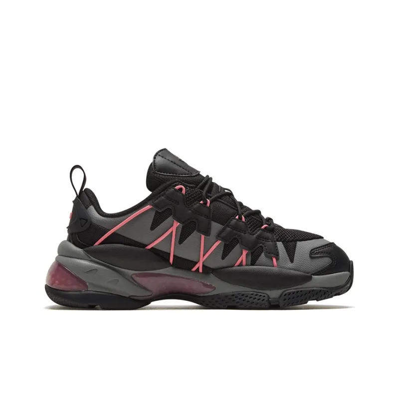 PUMA Lqdcell Omega Striped Knit 'Black Castlerock'-1