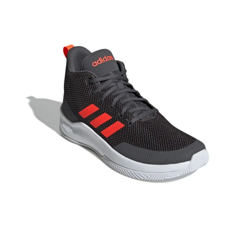 Adidas Neo Speedend2end Breathable Low Top Vintage Basketball Shoes Men's Gray Red-2