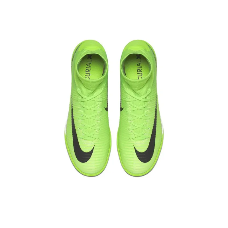 Nike Mercurialx Proximo 2 Soccer Shoes Men High-Top Neon Green-3