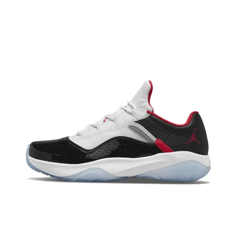 Jordan 11 Cmft Low White University Red Black-0
