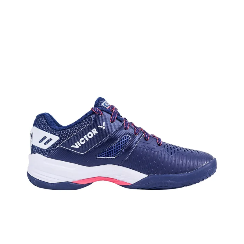 VICTOR 9300 Cushioning Anti-Slip And Wear-Resistant Coverage Support Low-Top Badminton Shoes Unisex Navy Blue-1