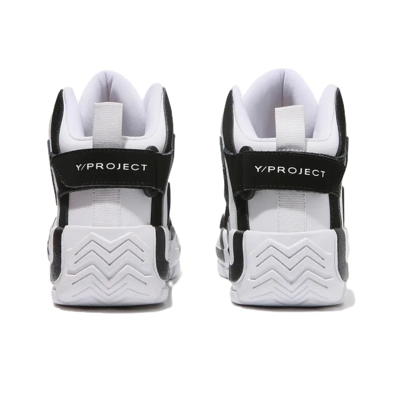 Y/project X FILA Grant Hill 2 Vintage Basketball Shoes Unisex Mid Top White/Black-3