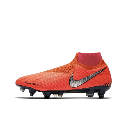 Nike Phantom Vsn Elite Soccer Shoes Men Mid-Top Orange/Black