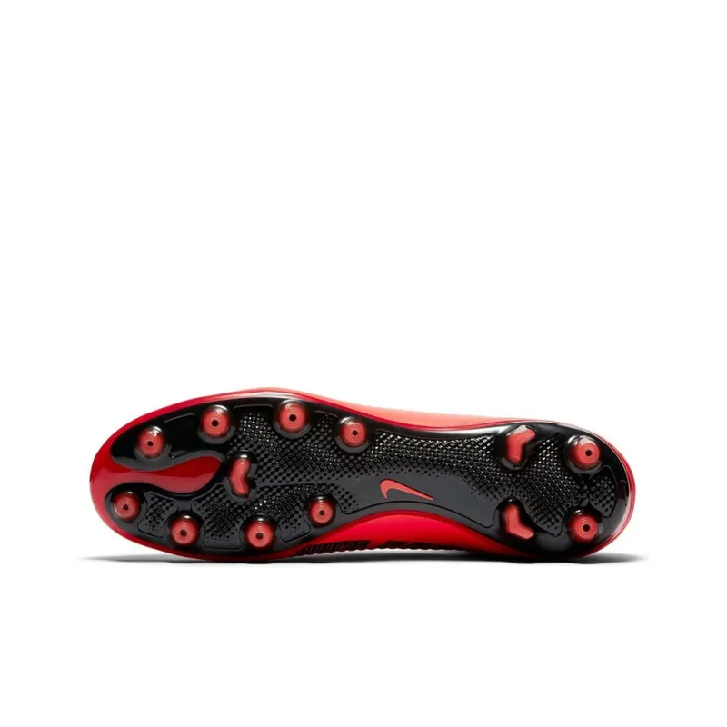 Nike Mercurial Victory FG Rubber Long Studs Cushioning Anti-Slip And Wear-Resistant Soccer Shoes Men's Red Black-5