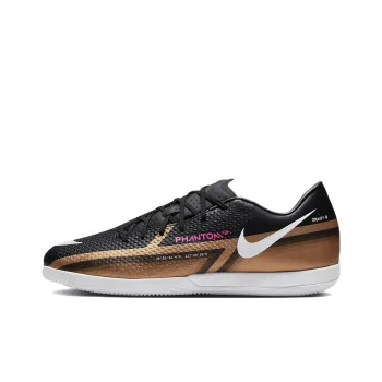 Nike Phantom GT2 Academy IC Soccer Shoes Unisex Black Gold White