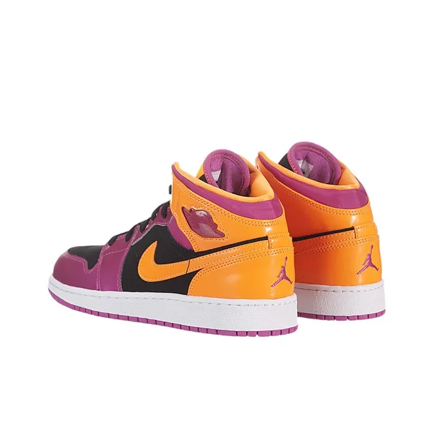 Jordan 1 Retro Mid GS Bright Citrus-3