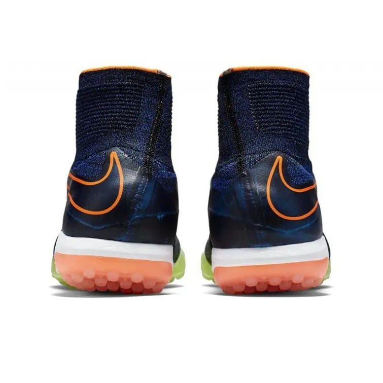 Nike Jr Hypervenomx Proximo Tf Black Black Total Orange Racer Blue Women's-4
