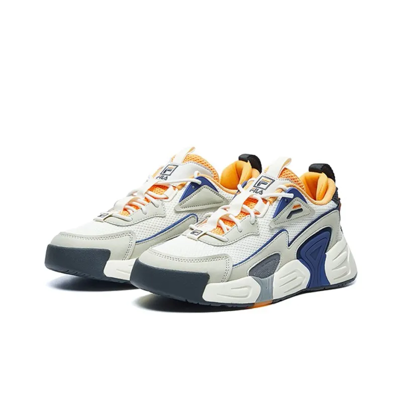 FILA Swarm Low Swirl Sneakers Blue/grey/yellow-1