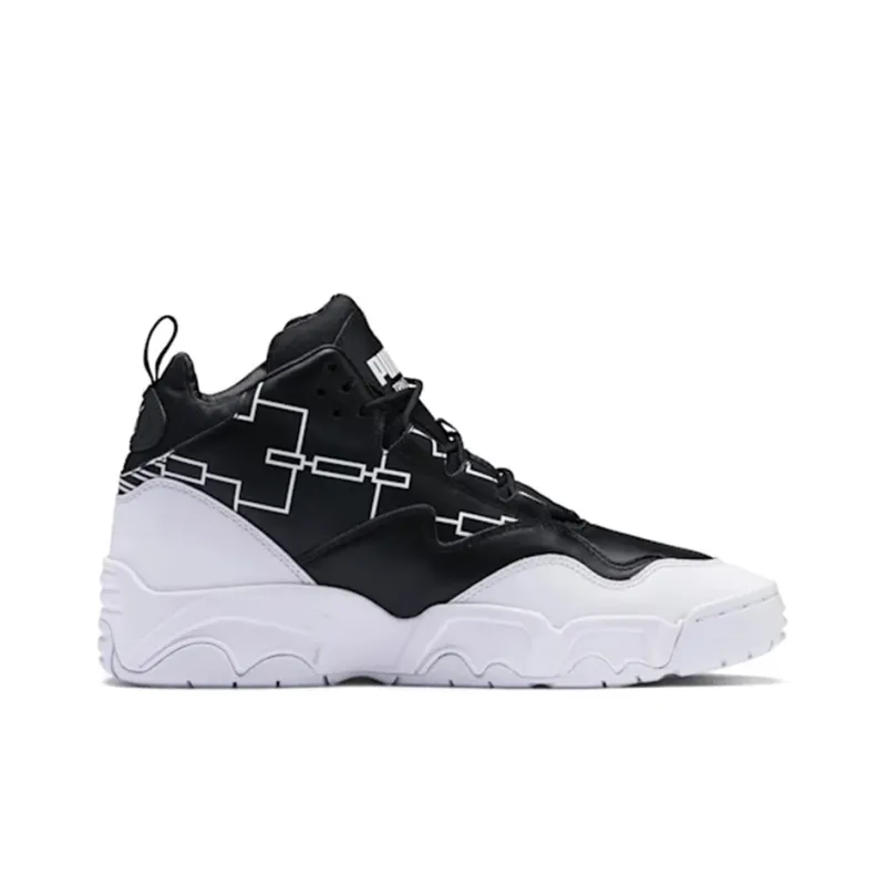 PUMA Source Mid Bracket 'Black White'-1