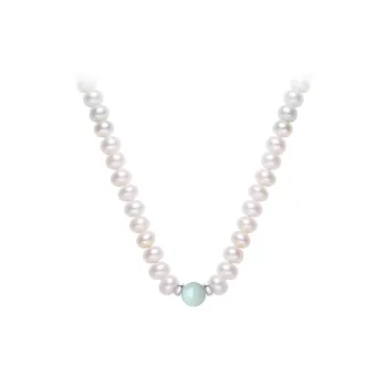 CHOW TAI SENG Glutinous Jade Pearl Necklaces Women's