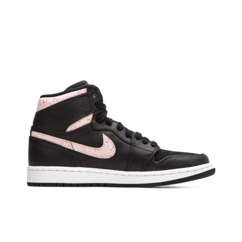 Jordan 1 Retro High Black Silt Red Women's-1