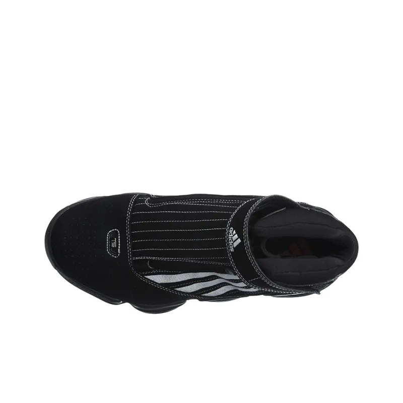 Adidas TS Supernatural Creator Slip-Resistant Coverage Mid-Top Vintage Basketball Shoes Men's Black White-3