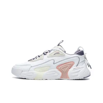 FILA Vorte Vortex Swirl Cushioned Slip Resistant Breathable Low Top Vintage Basketball Shoes Women's FILA White
