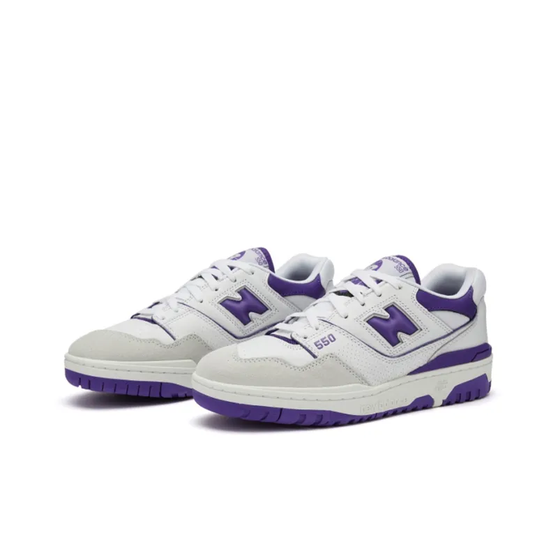 New Balance 550 White Purple-1