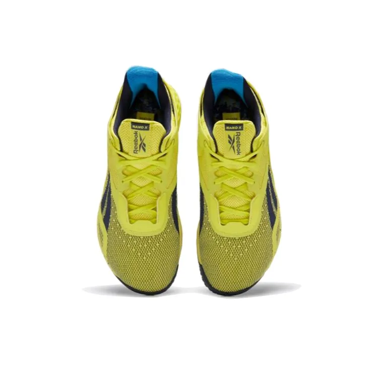Reebok Nano X 'Chartreuse Vector Navy'-4