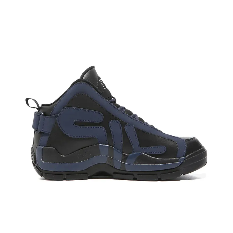 Y/project X FILA Grant Hill 2 Vintage Basketball Shoes Unisex High Top Black/Blue-1