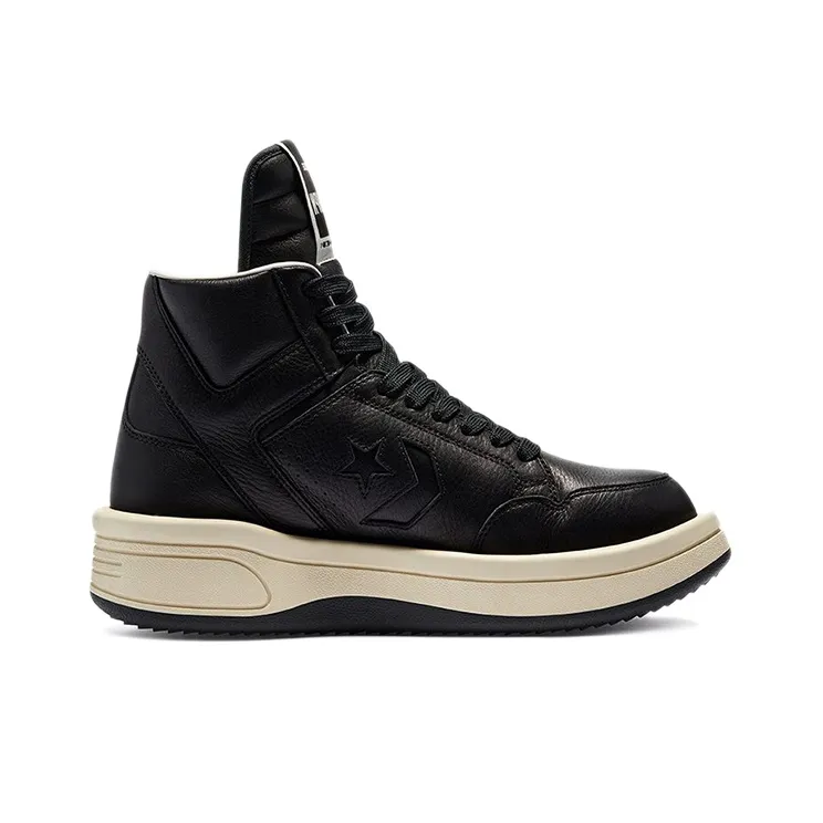 Converse Rick Owens X Drkshdw Turbowpn Mid 'Black Cloud Cream'-1