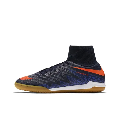 Nike HypervenomX Phantom Soccer Shoes Men Low-Top Black/Purple/Orange/Brown