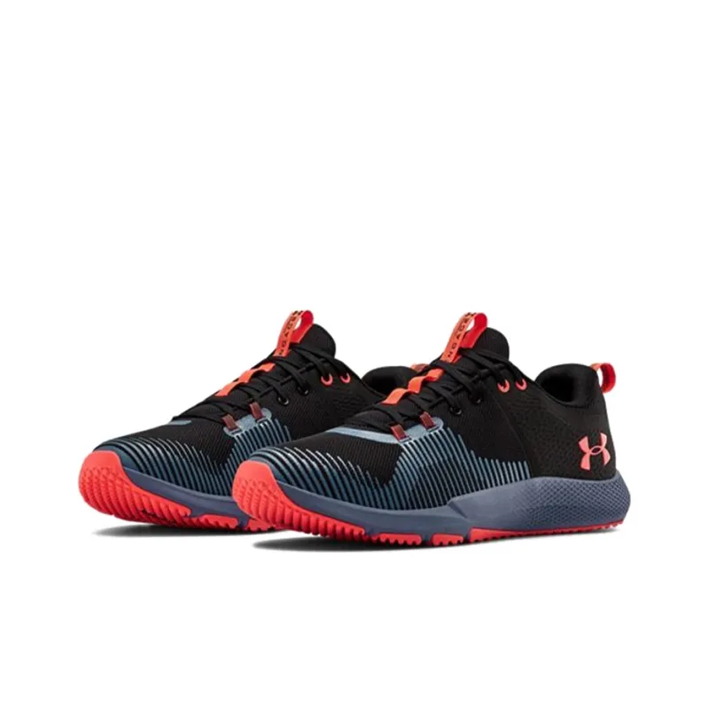 Under Armour Charged Engage Cushioning Low-Top Training Shoes Unisex Dark Blue Black-2