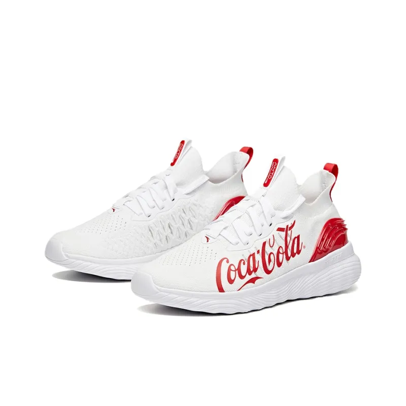 ANTA Training Shoes Women's Low Top ANTA White/University Red-1