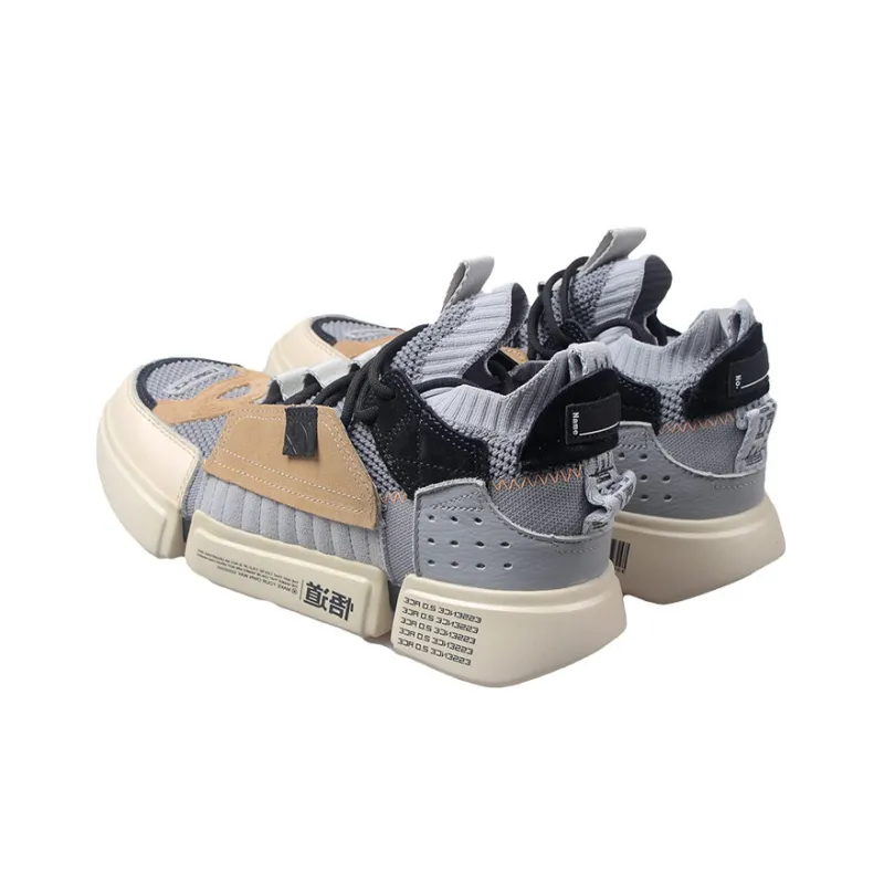 LiNing Essence 2 ACE Anti Slip Wear Resistant Mid Top Basketball Shoes Men's Gray-3