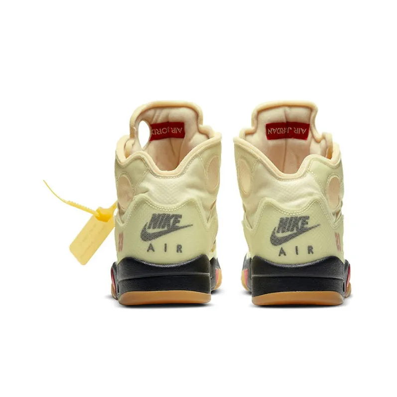 Jordan 5 Retro Off White Sail-4