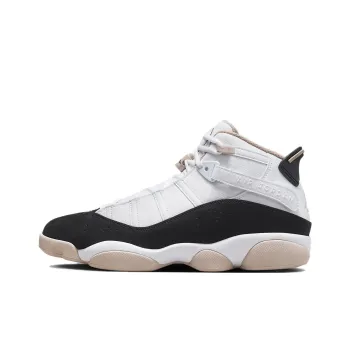 JORDAN 6 Rings White Fossil Stone Black