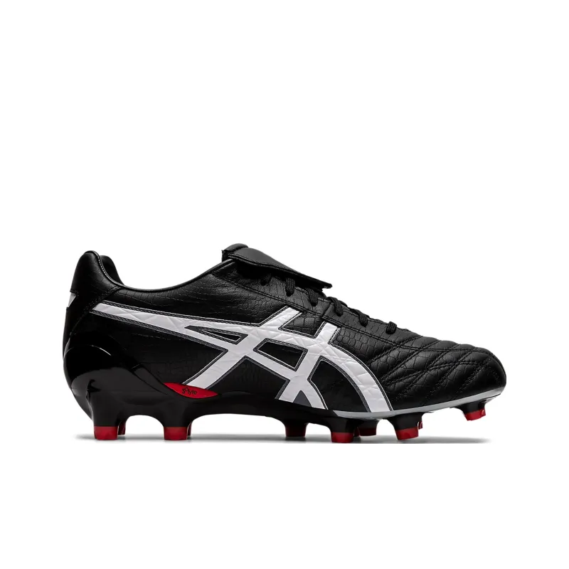 Asics Gel-Lethal Testimonial 4 IT Durable Breathable Soccer Shoes Black White-1