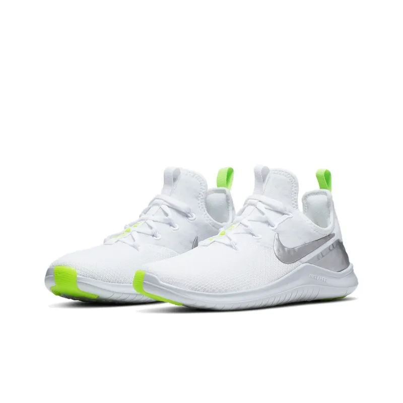 Nike Free TR8 White/Silver/Green Women's-2