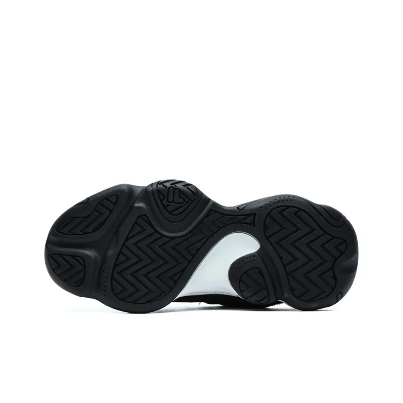 FILA FUSION HERITAGE BASKETBALL Handle Low Top Vintage Basketball Shoes Women's Black White-4