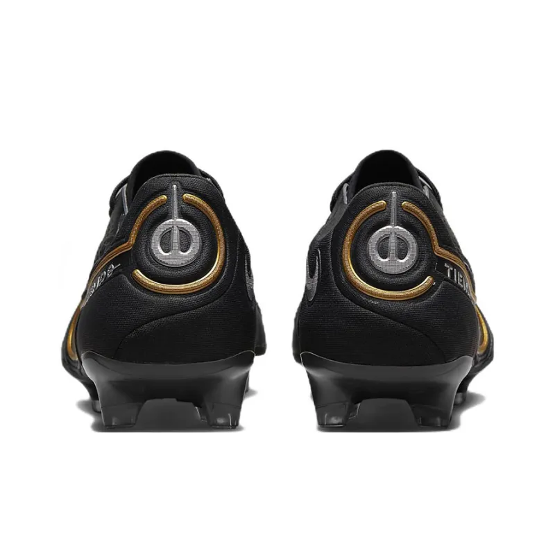 Nike Tiempo Legend 9 Elite Fg Black Metallic Gold-4
