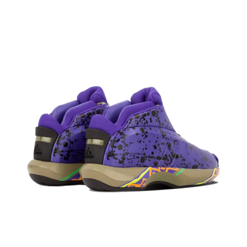 Adidas Crazy 1 All Star Purple Black Yellow 'Blapur Black1 Vivgrn'-3