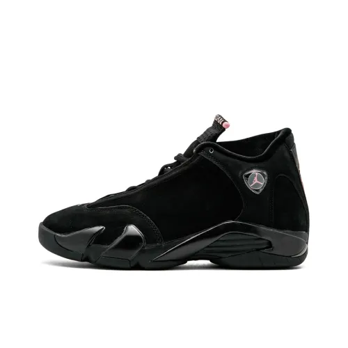 Jordan 14 Retro Black Real Pink Women's