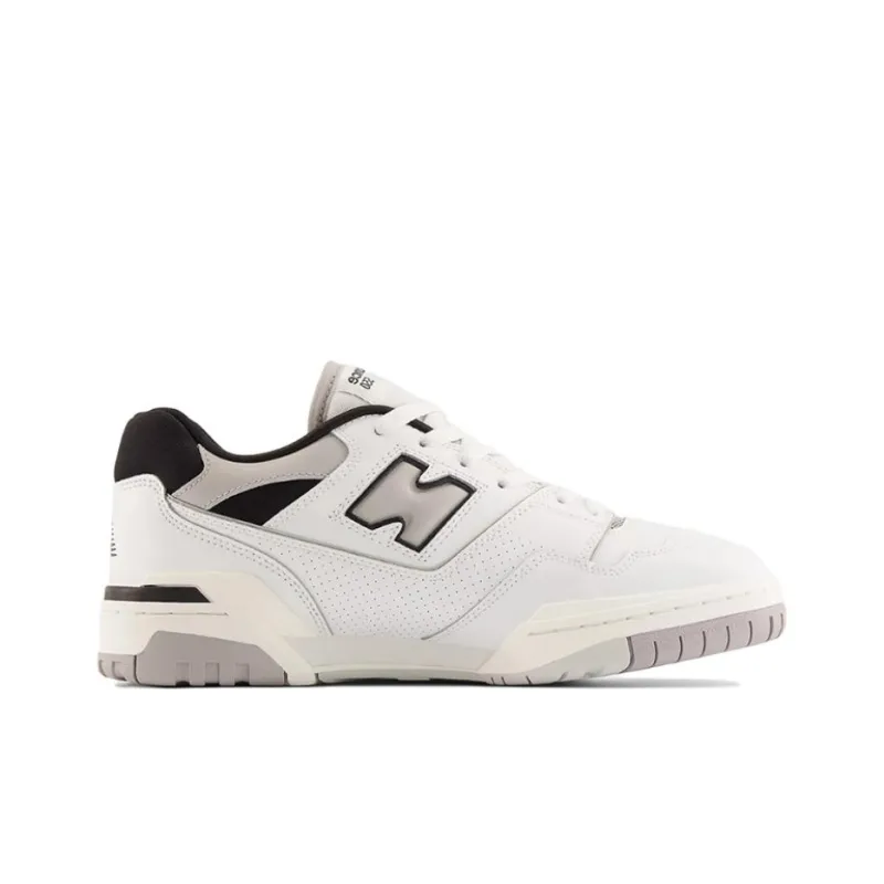 New Balance 550 White Concrete Black-1