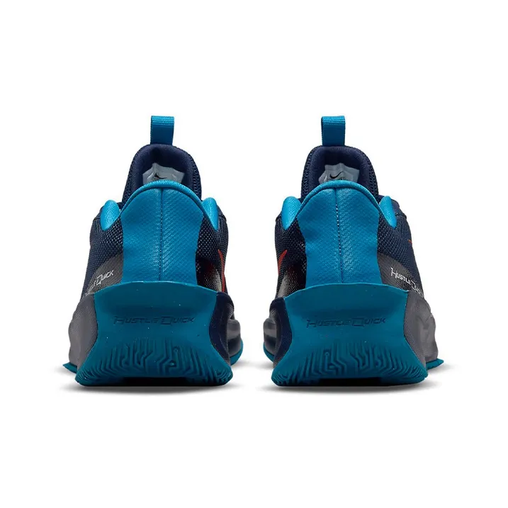 Nike Team Hustle Quick 3 Midnight Navy Orange GS-4