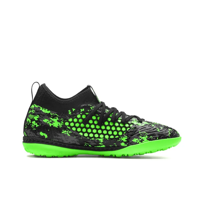 PUMA Future 19.3 Netfit Tt M Soccer Shoes Black/Green-1