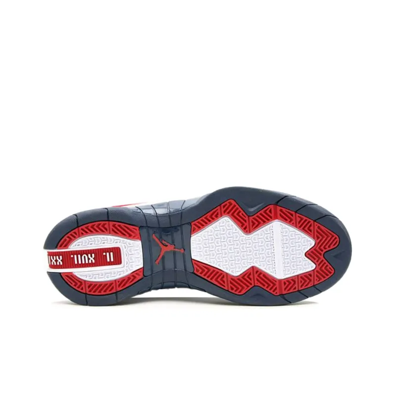 Jordan 15 Se White Navy Red-4