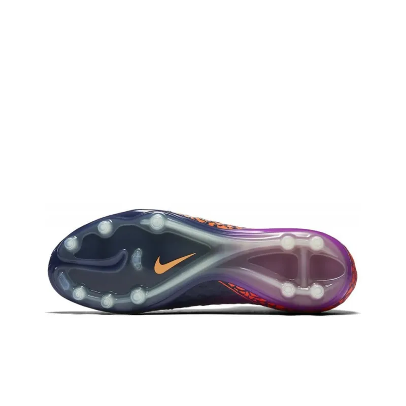 Nike Hypervenom Phantom 2 Soccer Shoes Men High-Top Orange/Purple/Black-5