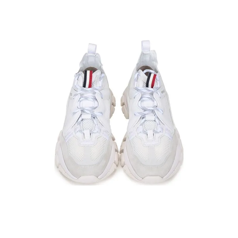Moncler Breathable Low Top Sports Casual Shoes Men's White-3