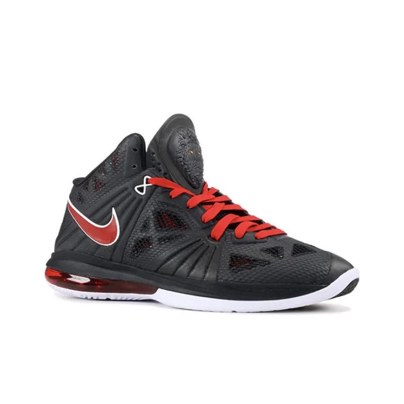 Nike LeBron 8 Ps White/Black/Red-1