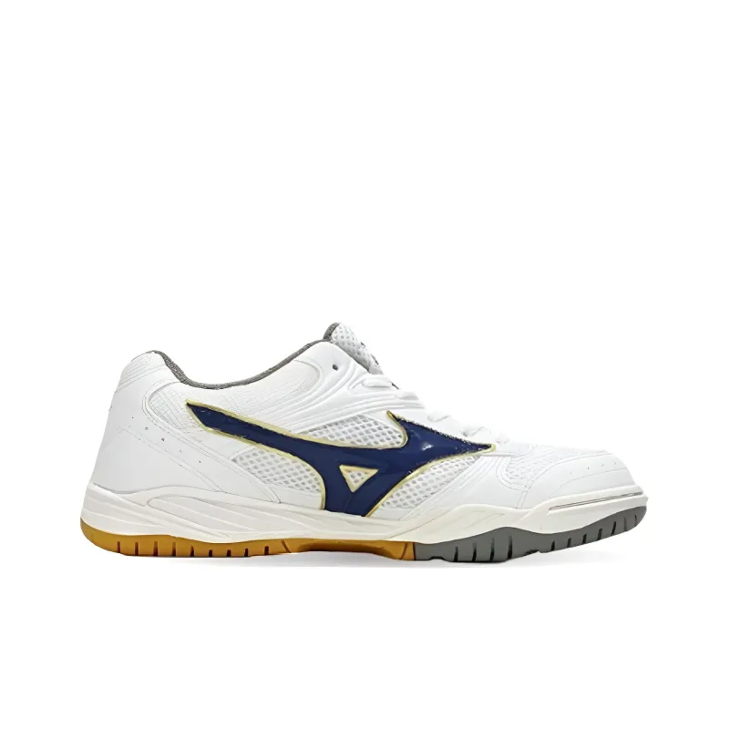 Mizuno Badminton Shoes Unisex Low Top White/Navy Blue-1