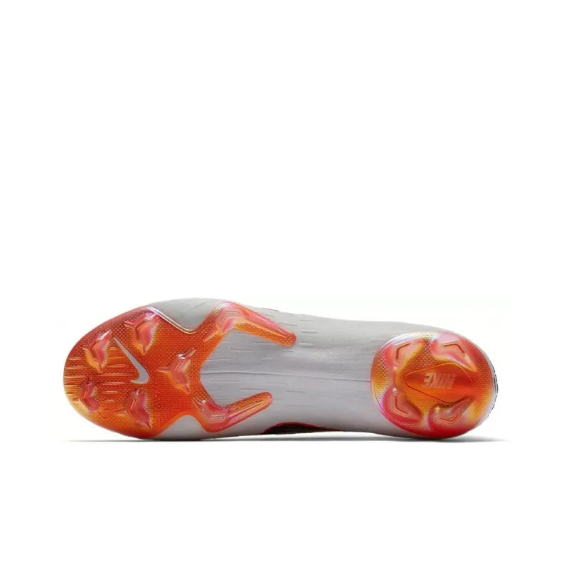 Nike Mercurial Vapor 12 Elite Fg 'White Grey Orange'-5