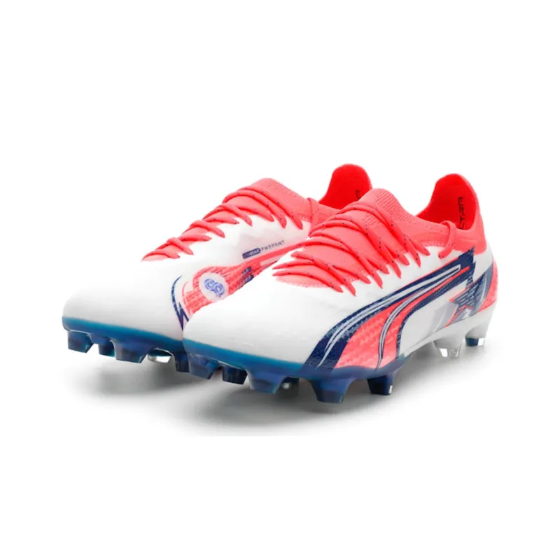 PUMA Ultra Ultimate Fg Ag X Christian Pulisic 'White Blazing Blue'-2