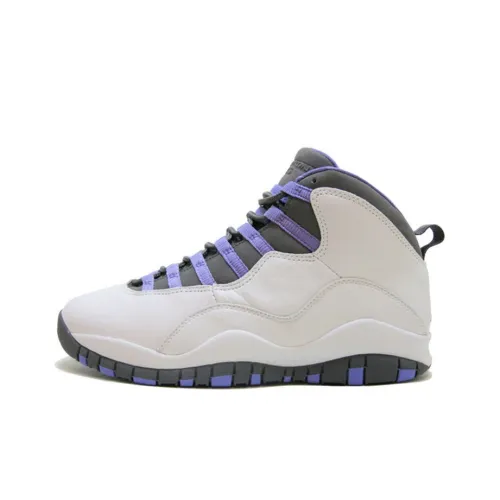 Jordan 10 Retro White Medium Violet Women's