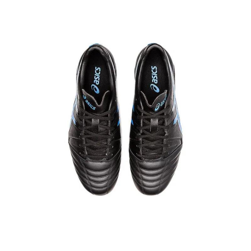 Asics Gel-Lethal Tight Five 2.0 Durable Breathable Soccer Shoes Men's Black Blue-4
