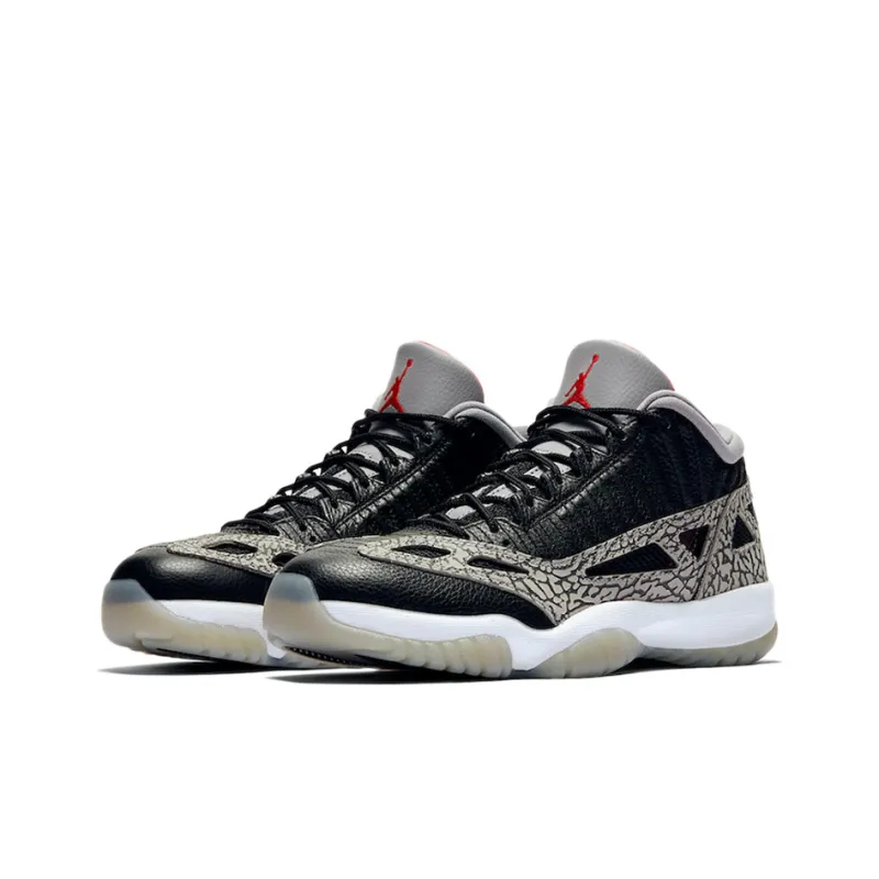 Jordan 11 Retro Low Ie Black Cement-2