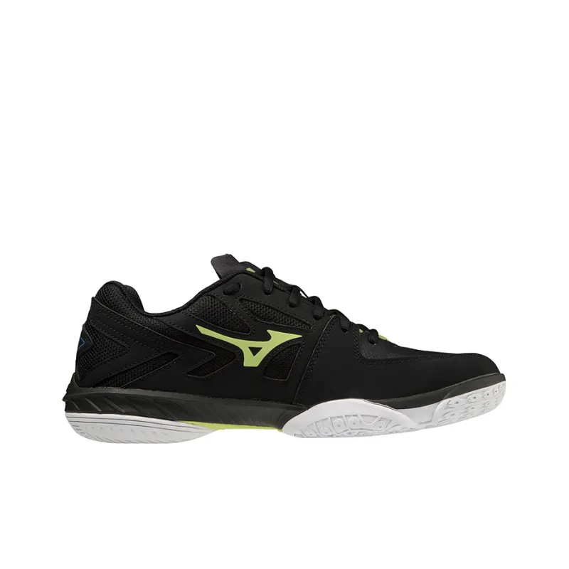 Mizuno Wave Claw Badminton Shoes Unisex Low Top Black/Blue/Yellow-1