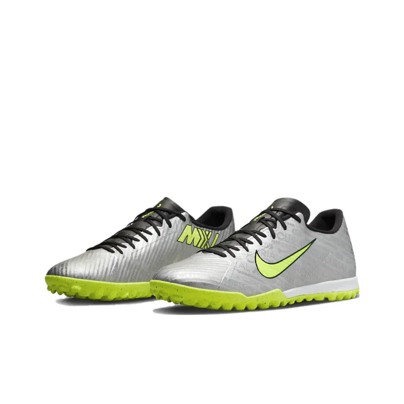 Nike Zoom Vapor 15 Academy Tf Turf 'Metallic Silver Volt'-2
