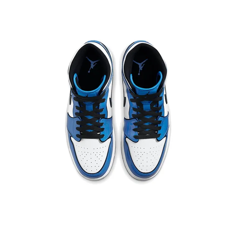 Jordan 1 Mid Signal Blue-3