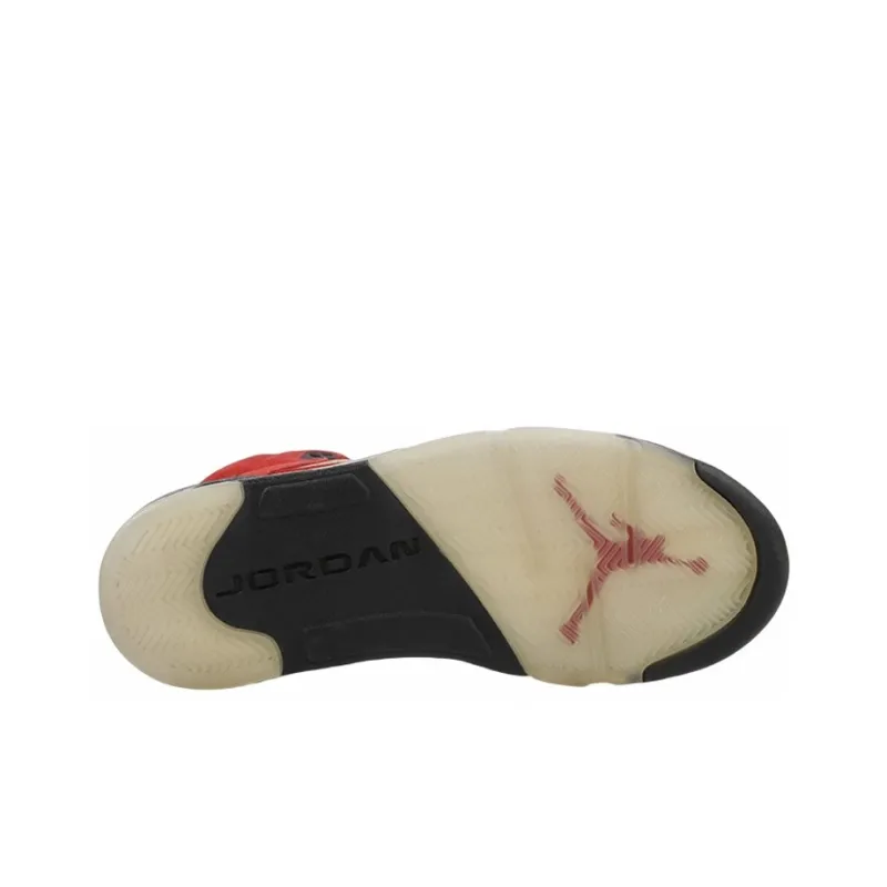 Jordan 5 Retro Dmp Raging Bull Red Suede-2